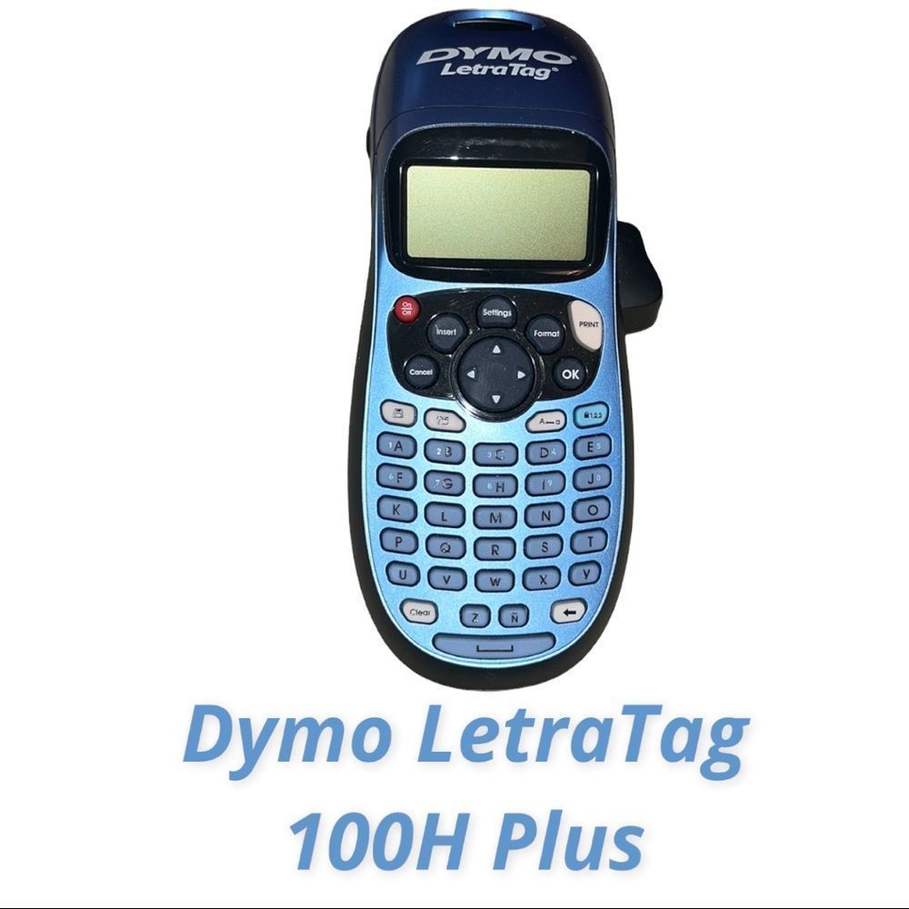 Dymo LetraTag 100H Plus Handheld Potable Electronic Label Maker Machine Blue